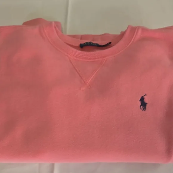 Ralph Lauren Women's Coral Pink  Sweatershirt - Picture 9 of 9